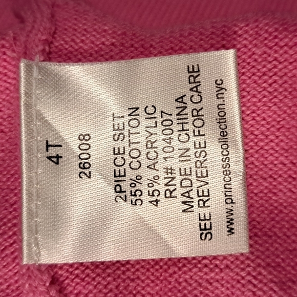 American Princess size 4T sweater embroidered bouquet New - Picture 4 of 5